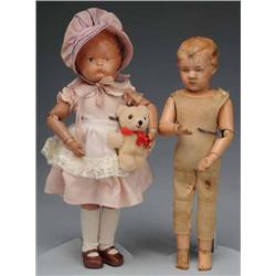 Lot of 2: Rare Schoenhut Dolls.