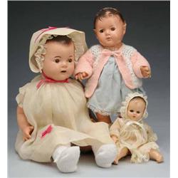 Lot of 3: Composition Babies.