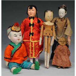 Lot of 5: Assorted Dolls.