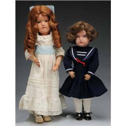 Lot of 2: Schoenhut Dolls.