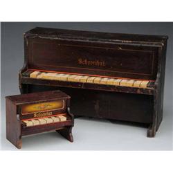 Lot of 2: Schoenhut Pianos.