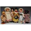 Image 1 : Lot of 6: Cloth & Rubber Dolls.