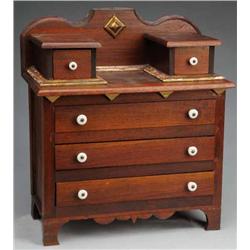 Vintage Wooden Doll Dresser.