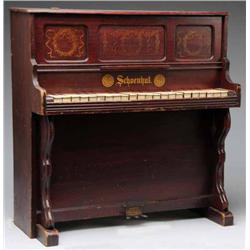 Large Schoenhut Upright Piano.