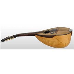 Italian Inlaid Mandolin with Case.