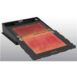 Wooden Hand-Painted Traveling Desk.