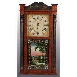 "Time is Money" Pillar Shelf Clock.