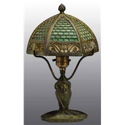 Bradley & Hubbard Owl Base Lamp.