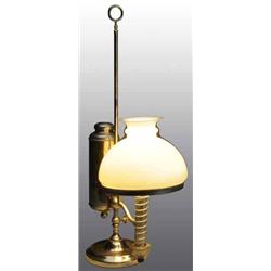 Nickel Plated Student Lamp.