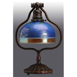 Tiffany Harp Shape Lamp No. 419.