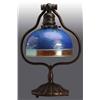 Image 1 : Tiffany Harp Shape Lamp No. 419.