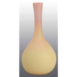 Peach Blow Glass Vase.