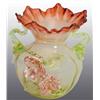 Image 1 : Art Glass Vase with Applied Hand-Blown Glass.