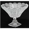 Image 1 : Cut Glass Bowl on Pedestal.