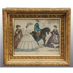 Lot of 2: Godey Prints.