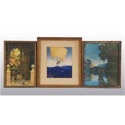 Lot of 3: Maxfield Parish Prints.