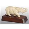 Image 1 : Solid Ivory Elephant Statue.