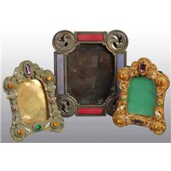 Lot of 3: Antique Miniature Frames.
