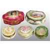 Image 1 : Lot of 5: Enamel & Painted Lidded Boxes.