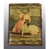 Image 1 : Celluloid Music Box Photo Album with Photo.