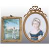 Image 1 : Lot of 2: Miniature Portraits on Ivory.