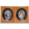 Image 1 : Lot of 2: Miniature Portraits on Ivory.