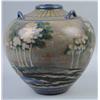 Image 11 : Pottery Hand-Painted Art Deco Vase.