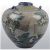 Image 2 : Pottery Hand-Painted Art Deco Vase.