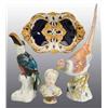 Image 1 : Lot of 4: Porcelain Crossed Swords Meissen Figures
