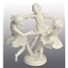 Image 1 : Porcelain Statue of 3 Girls Dancing.