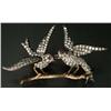 Image 1 : Antique Jewelry 18K Gold Bird Pin.