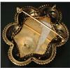 Image 2 : Antique Jewelry 14K Gold Porcelain Pin.