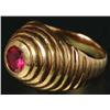 Image 1 : Antique Jewelry 14K Y.Gold Ring with Ruby.