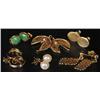 Image 1 : Lot of 6: Antique Jewelry Gold Earring Pairs.