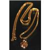 Image 1 : Antique Jewelry 18K Y.Gold Chain with Locket.