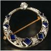 Image 1 : Antique Jewelry Y.Gold Circular Pin.