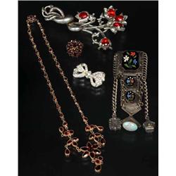 Lot of 5: Antique Jewelry Pieces.