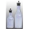Image 1 : Lot of 2: Sterling Top Crystal Bottles for Vinegar