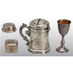 Lot of 4: Silver Articles.