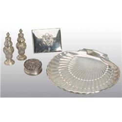 Lot of 5: Silver Dishes.