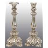 Image 1 : Pair of Continental Silver Weighted Candlesticks.