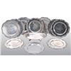Image 1 : Set of 10 Silver Butter Plates & 1 Oval Tray.