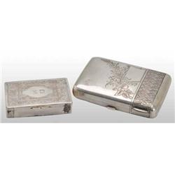 Lot of 2: Silver Boxes.