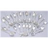 Image 1 : Lot of 25: American Silver Teaspoons.
