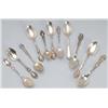 Image 1 : Lot of 11: American Silver Teaspoons.
