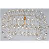 Image 1 : Large Group of American Silver Teaspoons.