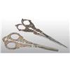 Image 1 : Lot of 2: Pairs of Silver Handled Scissors.