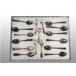 Lot of Silver Souvenir Spoons.