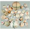 Image 1 : Lot of 33: Hand-Painted China Marbles.