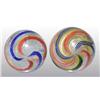 Image 1 : Lot of 2: German Latticino Marbles.